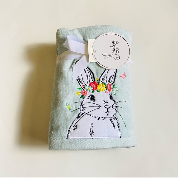 modern bunny Other - Modern Bunny set of 2 Easter kitchen hand towels